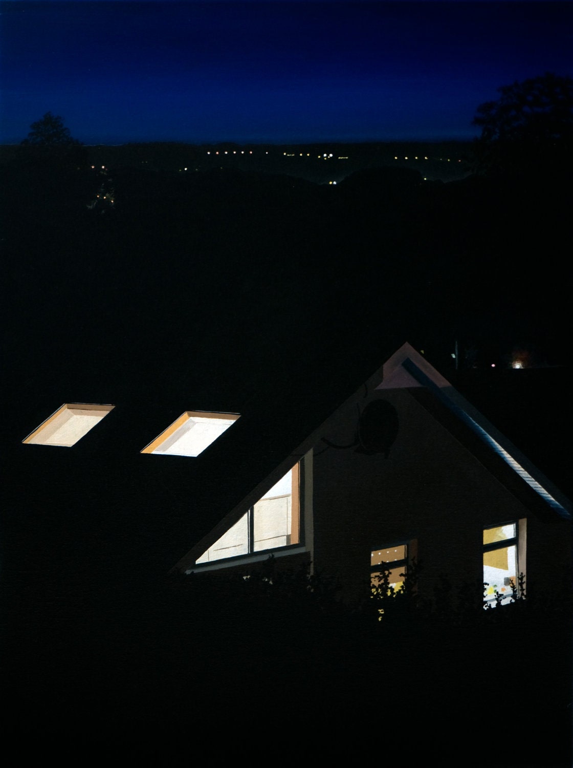 kitchen window oil on linen