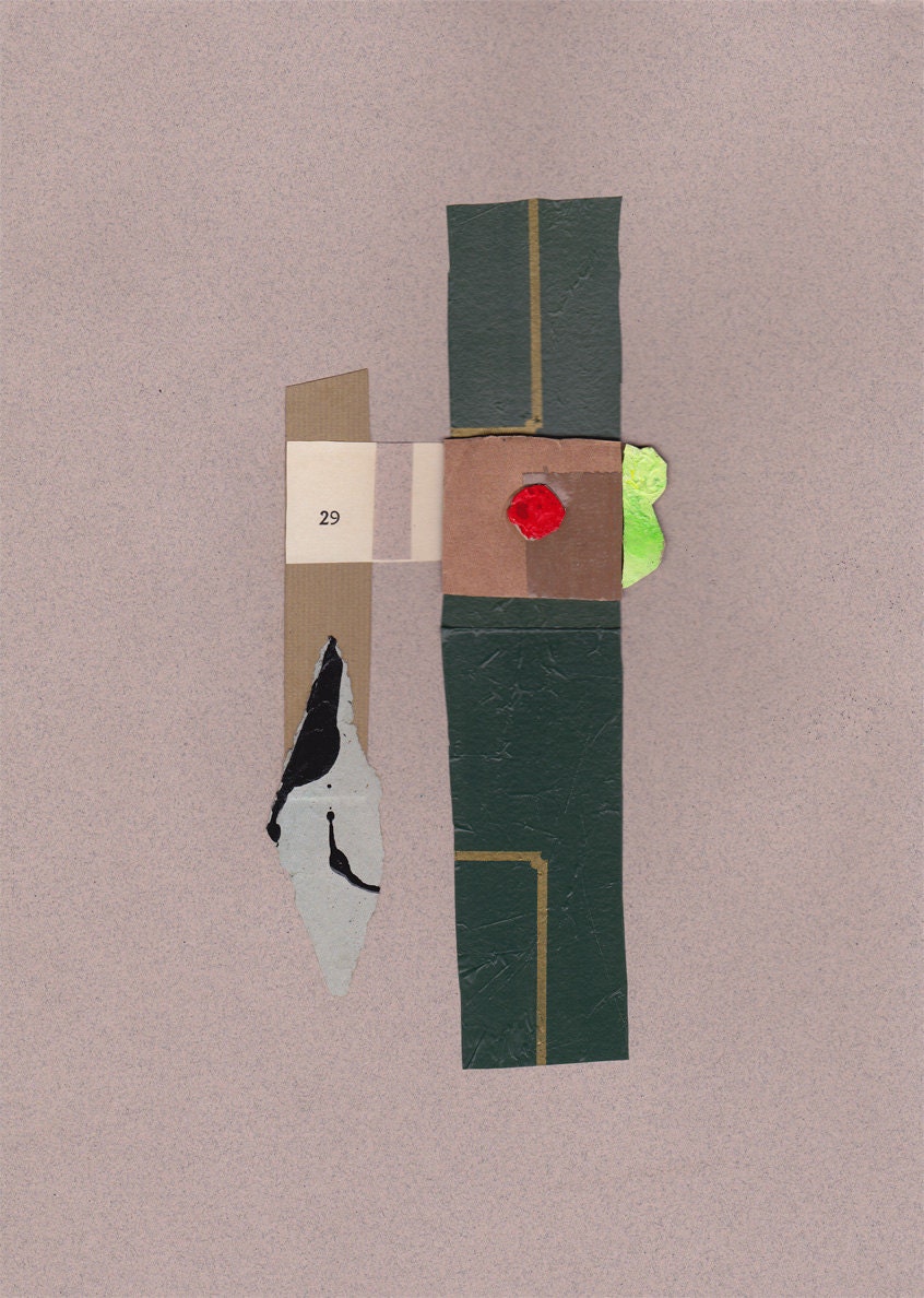 29 - Original Mixed Media Collage