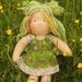 Waldorf doll called Elfie , 12" tall soft cloth doll