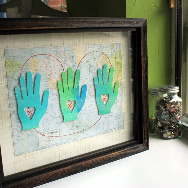 Paper Hands Shadowbox (Without Borders)