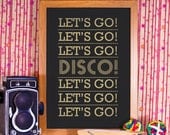 Disco - A4 Giclee Print