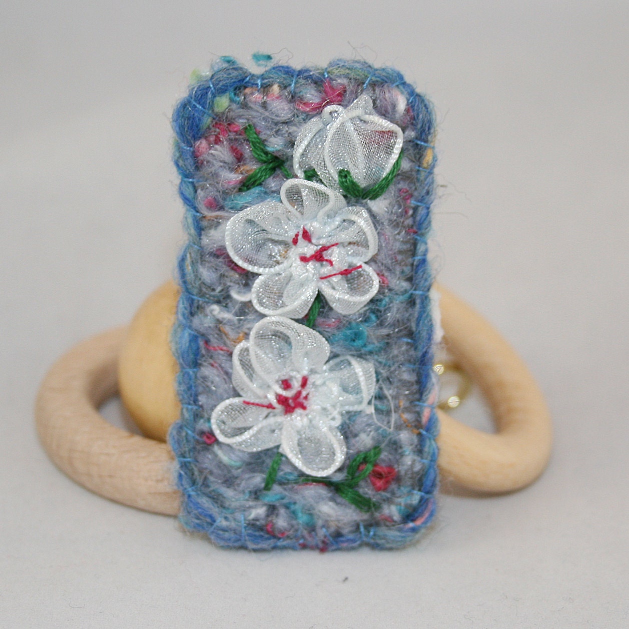 Embroidered Brooch - Plum Blossom