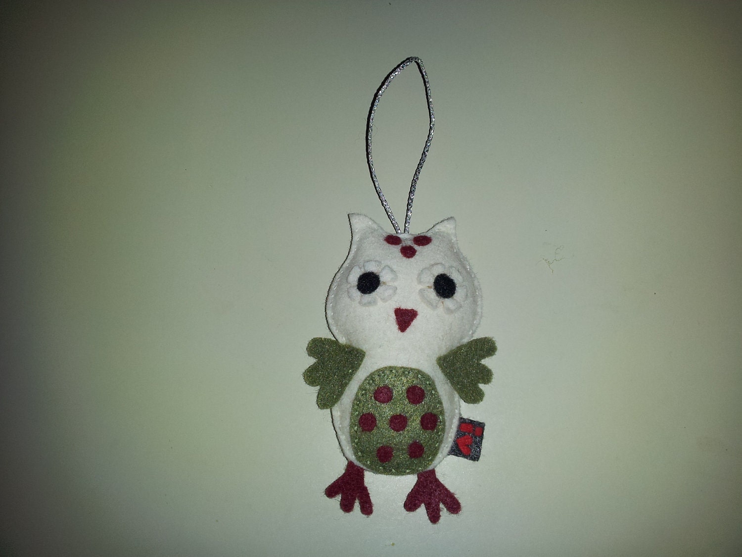 Owl Stuffed Plushie Hanging Felt Decoration Ornament