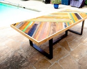 Custom Chevron Table