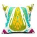 Lot of 2 Silk/cotton Ikat pillow covers