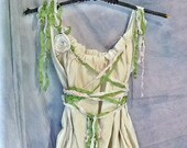 Woodland Wedding Dress Mori Girl Floor Length Alternative Corset All Body Types Maxi Womens Custom Made Rose Hem Bridal Gown