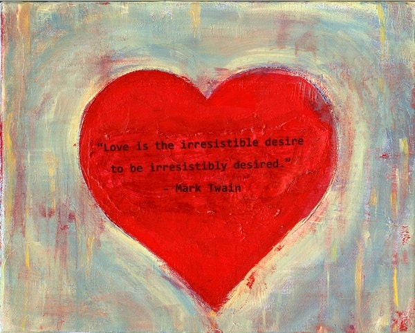 Desire Heart / Love Quote / Plaque Wall Art / Gift / Valentine's Day