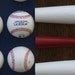 Patriotic Red White and Blue Baseball Bat & Ball American Flag Hanging Wood Wall Decor