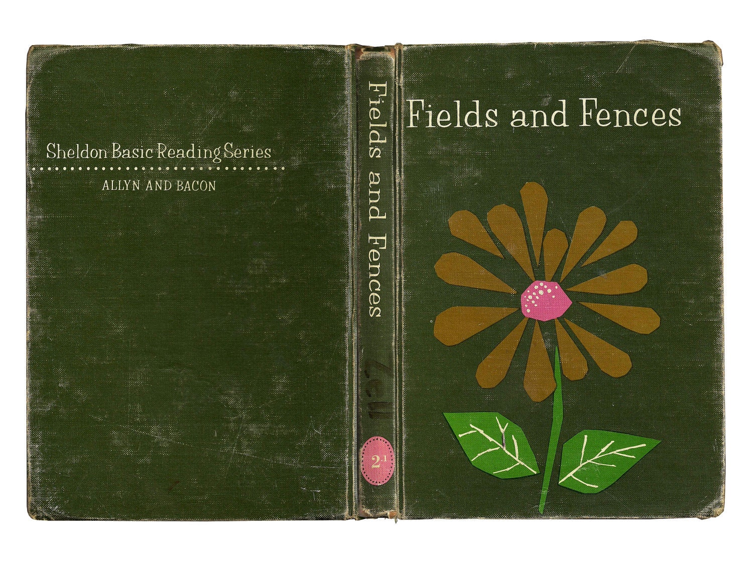 FREE SHIPPING - Fields and Fences - Vintage Childrens Book- Sale