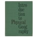 FREE SHIPPING - Introduction to Physical Geography - Vintage College Science Text Book - Sale