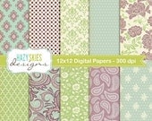 Digital Scrapbook Papers and Digital Paper Packs - DP115