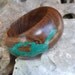 Malachite in Indian Rosewood Bracelet