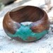 Malachite in Indian Rosewood Bracelet