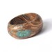 Wood Bracelet Olivewood and Eilat Stone/Turquoise