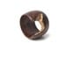 Wood Bracelet, Rosewood and Gold Leaf - Regal Gold