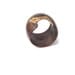 Wood Bracelet, Rosewood and Gold Leaf - Regal Gold