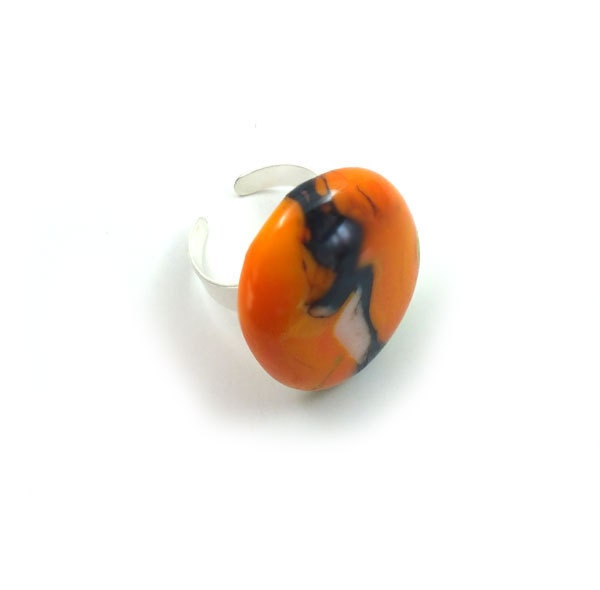 Glass Ring - handmade  - one of a kind - Party ring