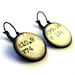 Dewey Decimal Vintage Card Catalog Clip On Earrings