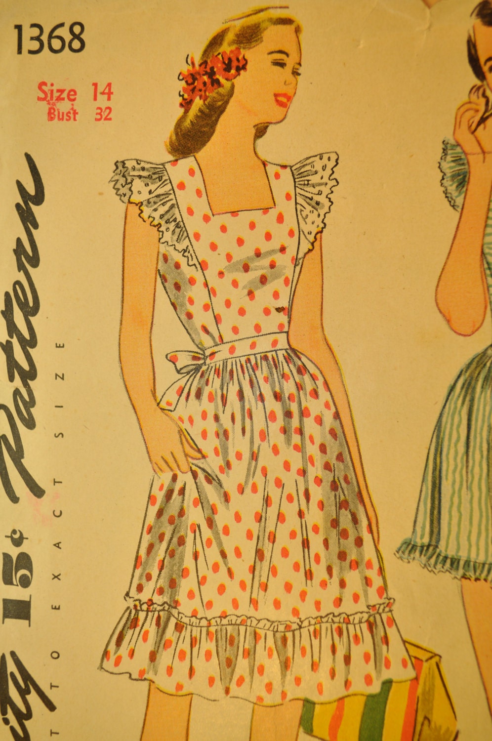 Misses' Skirt or Shorts Vintage 1940s Sewing Pattern-Simplicity 1368
