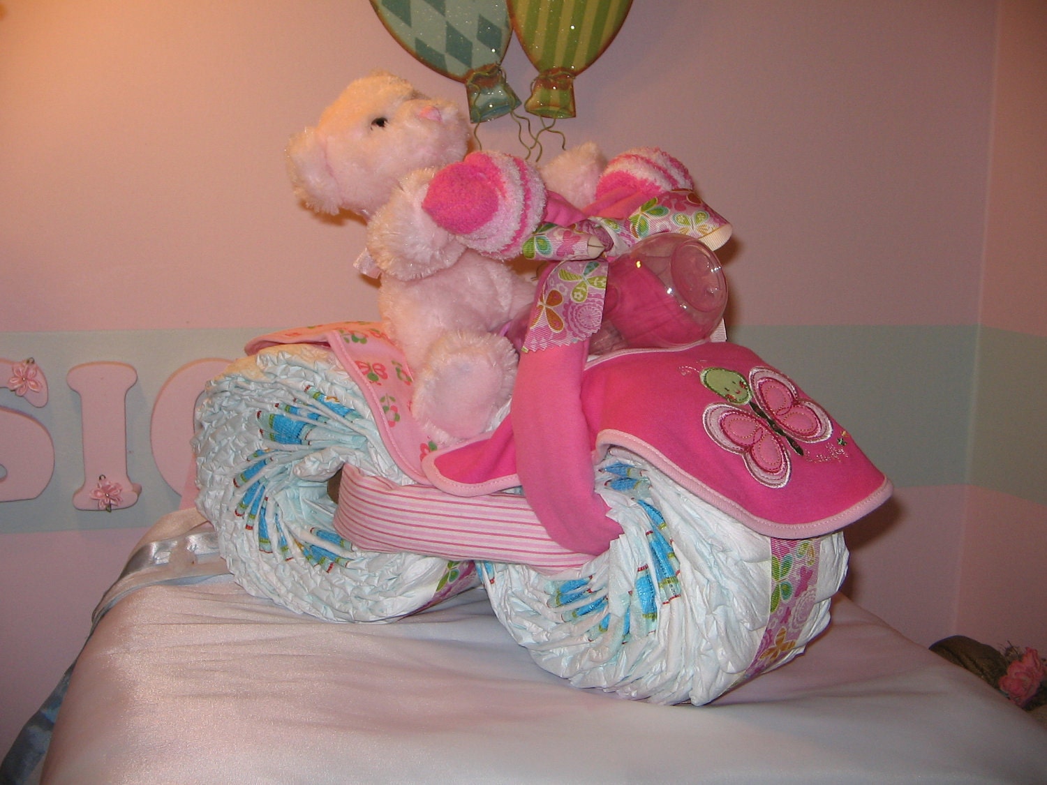 Tricycle Diaper Cake