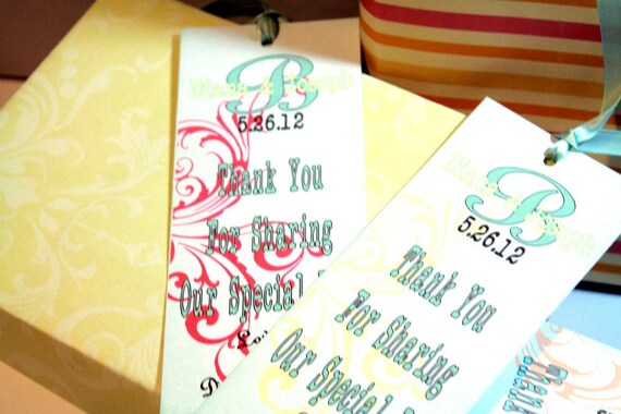 Diana Collection - 25 Custom Wedding Bookmark Place Card Favors for Library Book Summer Wedding Il_570xn