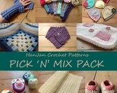 Pick 'n' Mix PDF CROCHET PATTERNS by HanJan: You choose 2 patterns and save money.
