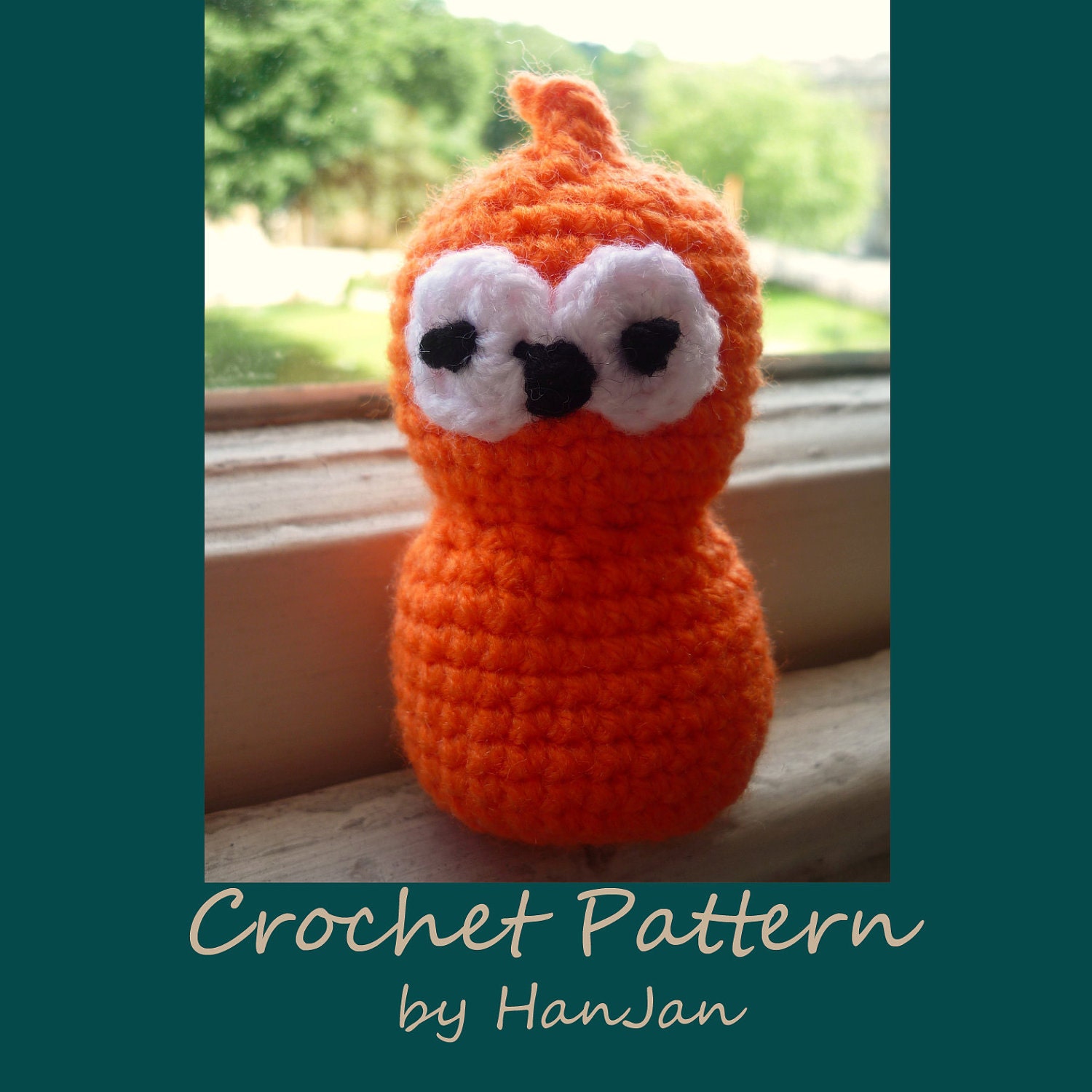 Instant Download PDF Crochet Pattern: Zingy the EDF character, easy UK toy instructions with 8 page crochet tutorial