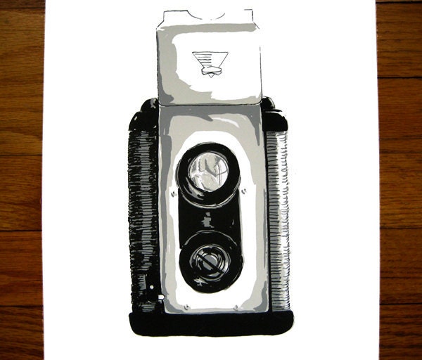 Screenprint, Argus Seventy-Five Camera