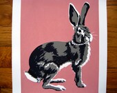 Navy & Pink Radioactive Rabbit