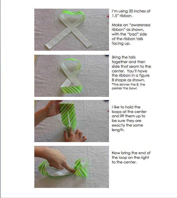 How to Make Hair Bows: PRINTED Book Mailed (75 Pages with Step-by-Step Photos)