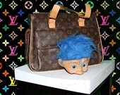 Reconstructed Louis Vuitton Troll Doll Bag