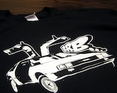 BRB T-Shirt Be Right Back To The Future Retro 80's Delorean Humor Tee Shirt Tshirt Mens Womens Kids S-3XL