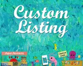 CUSTOM PAINTING 8 x 10 Abstract Acrylic Bright Beautiful Colors, Choose a Design, Convo Your Ideas, Perfect Wedding Graduation Birthday Gift