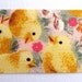 Chicky Cotton Ribbon Trim, Yellow / Pink, 1 3/8" inch wide, 1 yard For Home Decor, Accessories, Scrapbook, Children Crafts