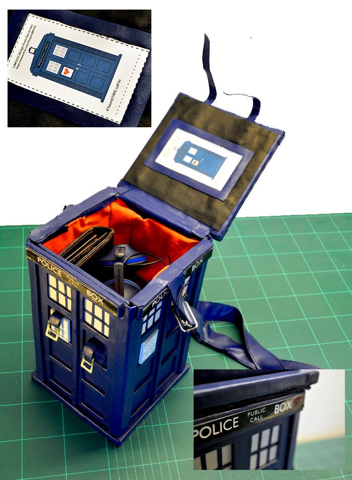 TARDIS purse in poly leather