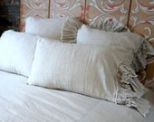 Linen Ruffle Pillowcase