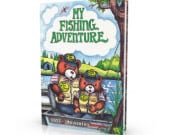 Fishing Gift - Child or Adult Gag Gift Version - Fishing - Personalized Keepsake Story Book - Made to order - Learning Toy