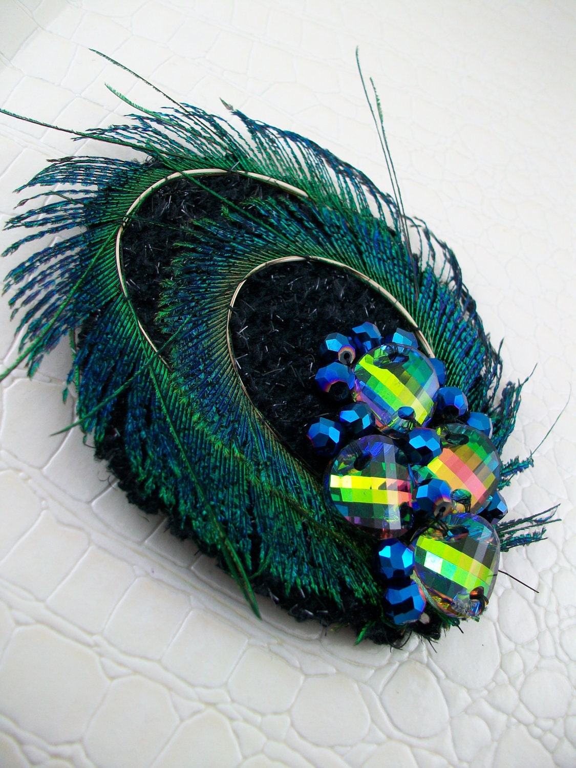 Peacock Fascinator