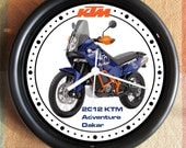 KTM 2012 ADVENTURE DAKAR 10 inch Resin Wall Clock Motorcycle Weddings Christmas QuickShip