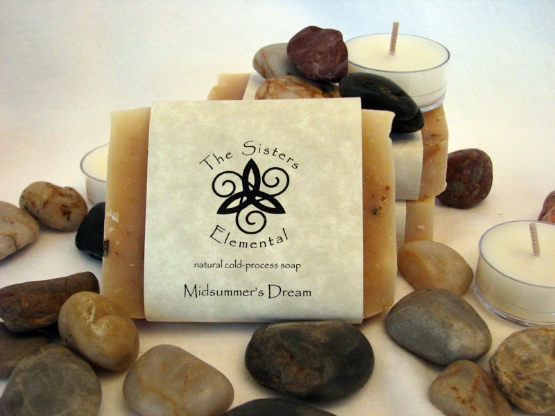 Midsummer's Dream Soap - vegan, cold process soap, handmade soap, natural
