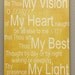 Be Thou My Vision, 16x20 Canvas Print