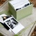 Wedding Photoboxes Pretty and Stylish Handmade Photoboxes made from pretty ribbons and delicate springtime hue fabrics.