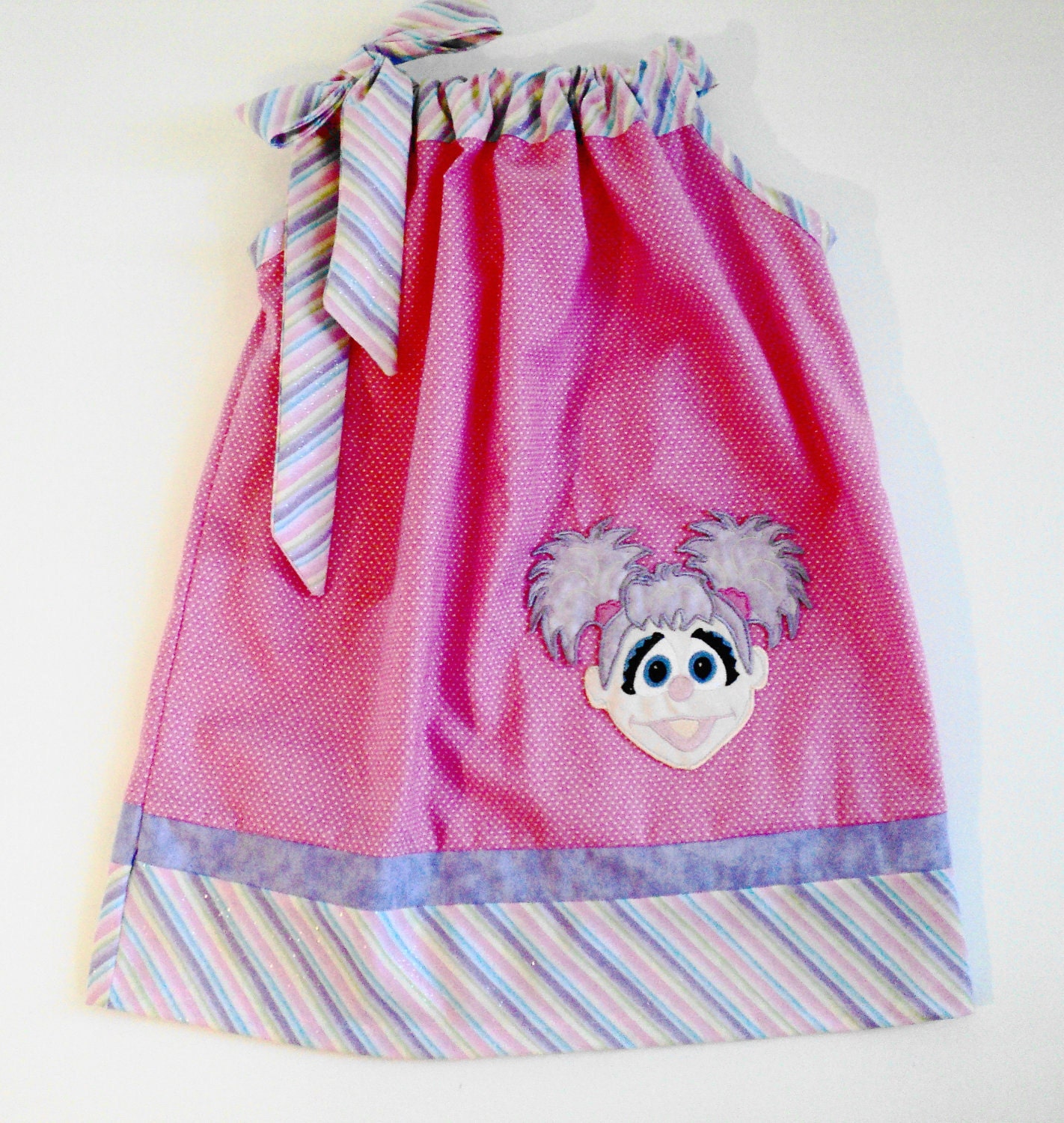 Baby Girl Abby Cadabby Inspired Pillowcase Dress, Sizes 0-3mo, 3-6mo, 6-12 mo, 12-18mo, 18-24mo 2t, 3t, 4t, 5/6, 7/8