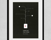 turn out the stars - A3 art print- jazz music poster