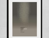 here's that rainy day - A3 art print- jazz music poster