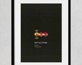 reflections - A3 art print- jazz music poster