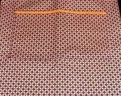Eggplant Tangerine Twist- Half Apron