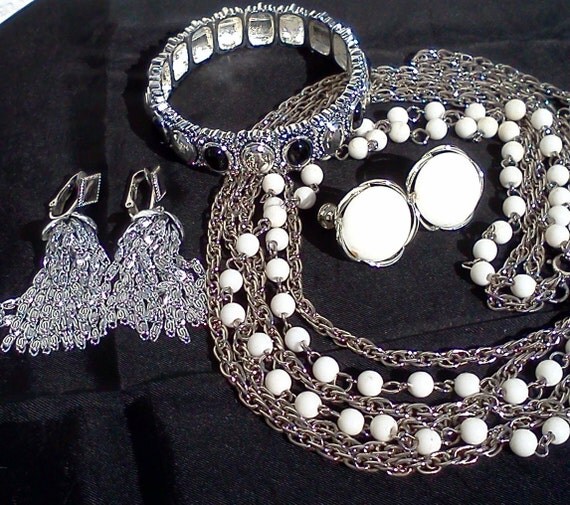 Reserved for Alex Vintage Lisner and Coventry Clip On Earrings Lot of Jewelry