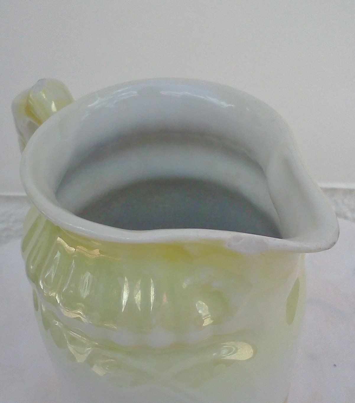 Vintage Bavaria China R W C Luster Shabby Chic Chippy Pitcher