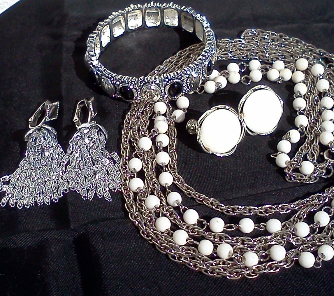 Reserved for Alex Vintage Lisner and Coventry Clip On Earrings Lot of Jewelry
